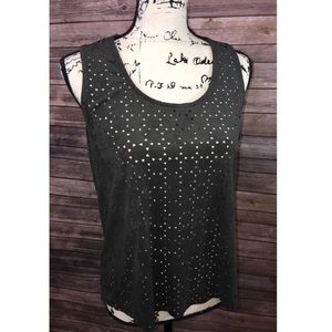 Sans Souci Dark Gray Tank Top / Cami
